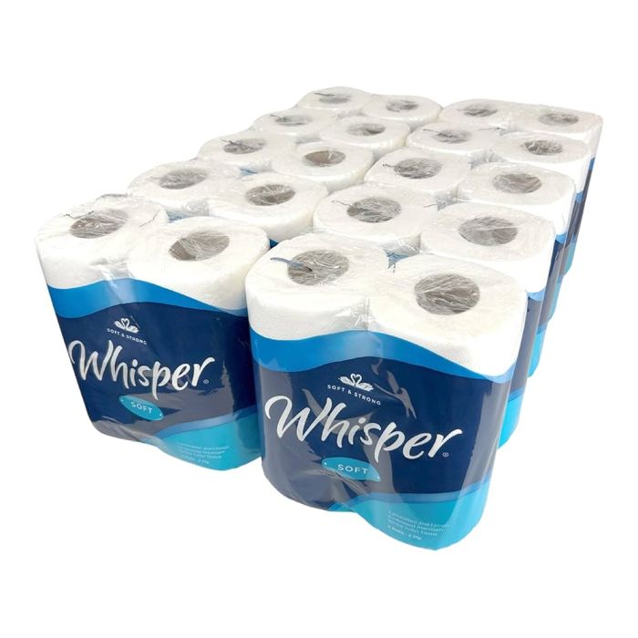 Whisper Soft Toilet Rolls 2ply (40 Rolls)