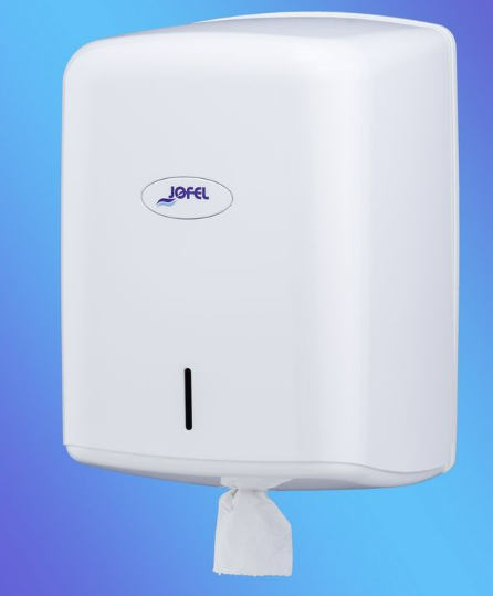 Valor White ABS Plastic Centrefeed Roll Dispenser - Image 2