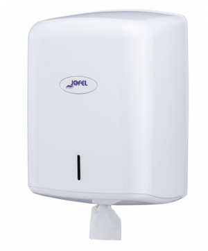 Valor White ABS Plastic Centrefeed Roll Dispenser