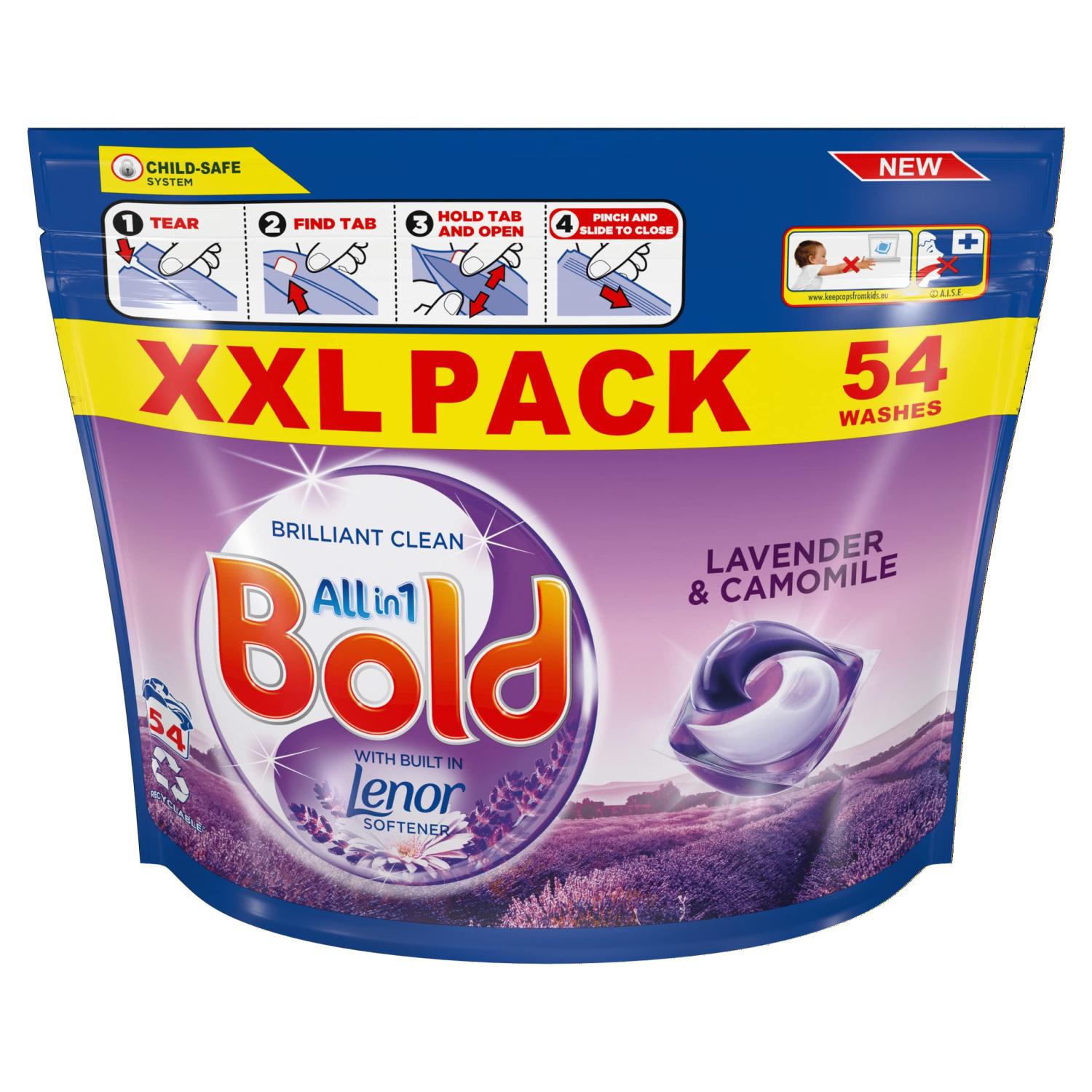Bold All-in-One Pods Lavender & Camomile 2x54