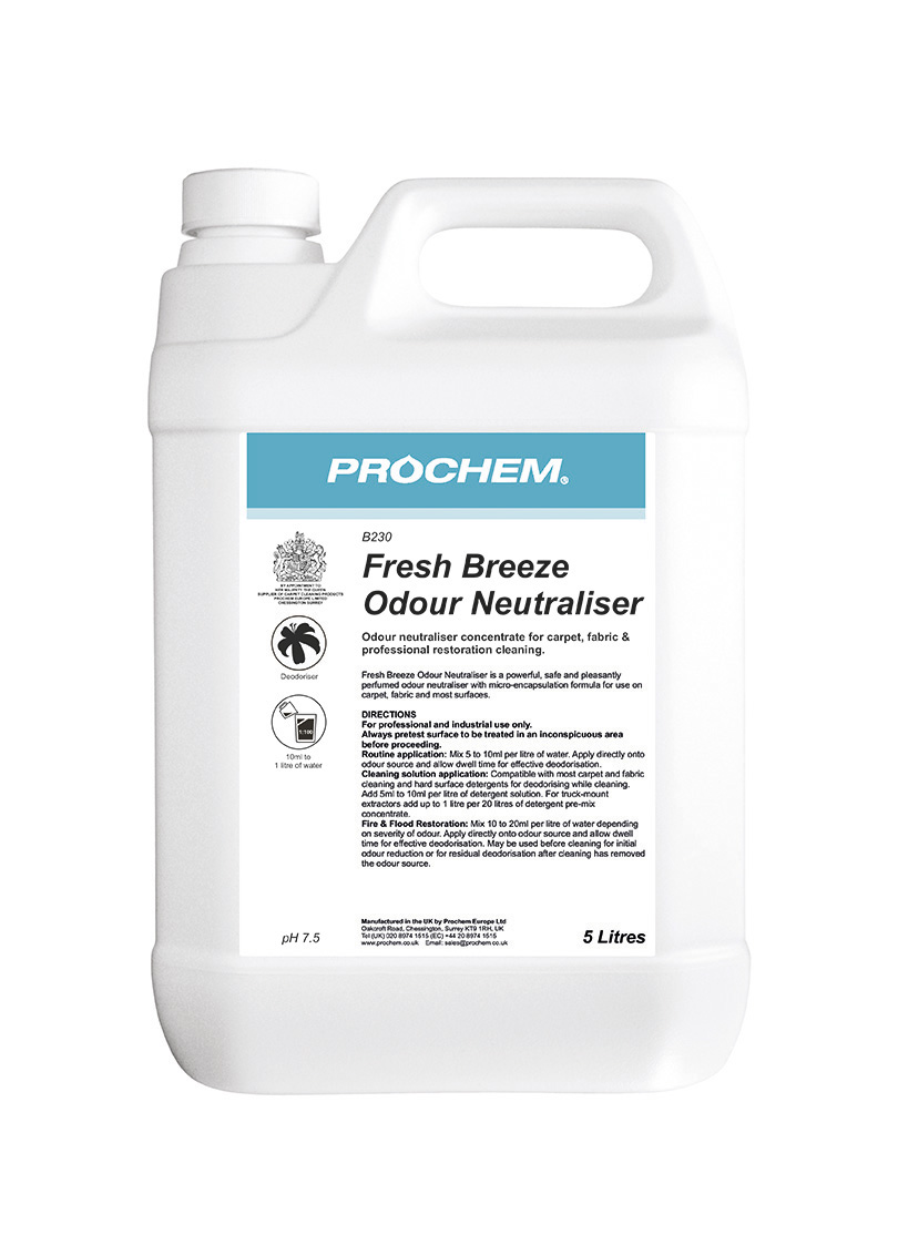 x5L Prochem Fresh Breeze Odour Neutraliser