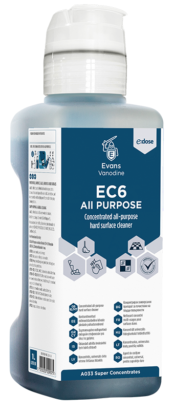 Evans EC6 E-Dose All-Purpose Hard Surface Cleaner - Image 2