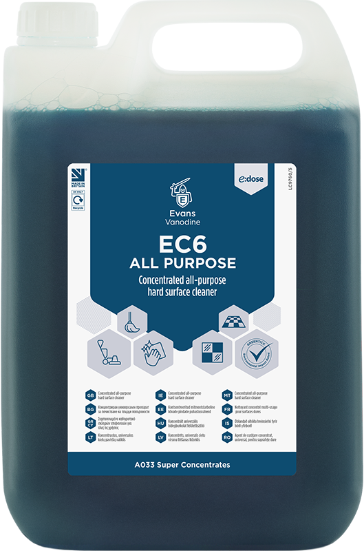 Evans EC6 E-Dose All-Purpose Hard Surface Cleaner