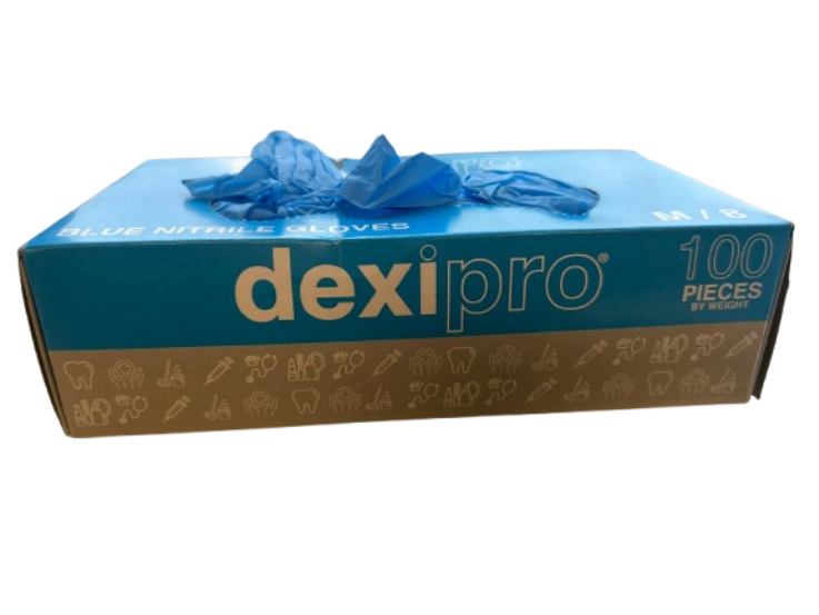 x100 Aurelia Dexi Pro Blue Nitrile