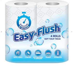 Easy Flush Quick Dissolving Toilet Roll