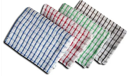 Terry Check Kitchen Tea Towels