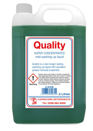 x5L Capricorn Quality Washing Up Liquid