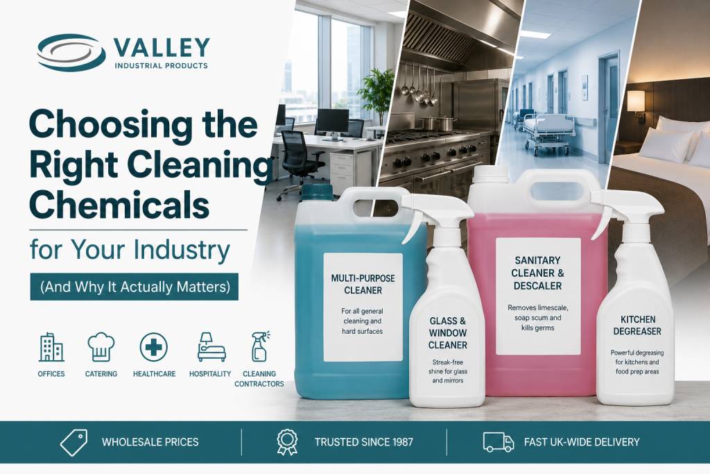 Choosing the Right Cleaning Chemicals for your industry